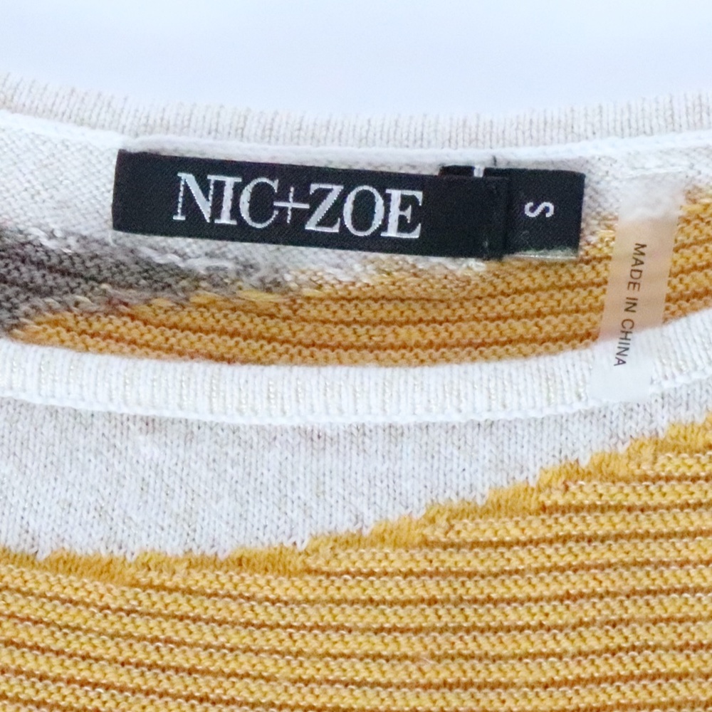 Asymmetrical color blocked tunic length sweater - Picture 8 of 8